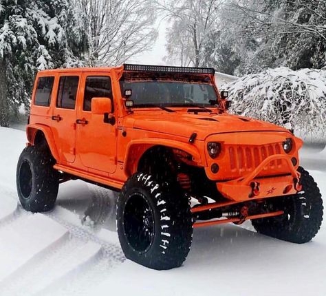 Orange 🍊  Double tap ‼️ • Follow us @jeepkeeps 🧡” Orange Jeep Wrangler, Orange Jeep, Jeep Guys, Mobil Off Road, 2013 Jeep Wrangler Unlimited, Jeep Wrangler Lifted, Badass Jeep, Custom Jeep Wrangler, 2014 Jeep Wrangler