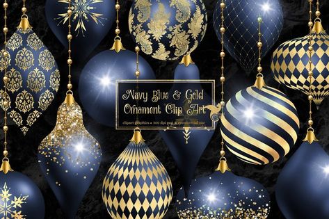 Christmas Ornaments Clipart, Ornament Clipart, Blue Christmas Ornaments, Pink Christmas Ornaments, Gold Christmas Ornaments, Rose Gold Christmas, Pink Ornament, Unicorn Halloween, Black Christmas Trees