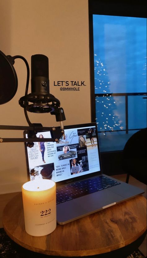 Podcast Aesthetic, Podcast Setup, Podcast Studio, Career Vision Board, Vision Board Photos, Youtube Success, Vision Board Pictures, First Youtube Video Ideas, Magical Life