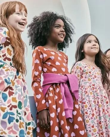 Girls Clothes | Hanna Andersson Skater Girl Dress, Long Sleeve Skater Dress, Dress Crafts, Scandinavian Inspired, Hanna Andersson, Girls Clothes, Dress With Pockets, Full Skirt, Skater Dress