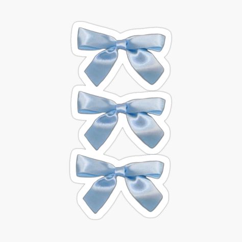 Get my art printed on awesome products. Support me at Redbubble #RBandME: https://www.redbubble.com/i/sticker/Coquette-baby-blue-ribbon-bows-by-Pixiedrop/153806643.EJUG5?asc=u Blue Items Aesthetic, Ribbon Sticker Printable, Good Stickers, Phone Cover Stickers, Coquette Blue, Blue Coquette, Van Gogh Wallpaper, Blue Stickers, Y2k Stickers