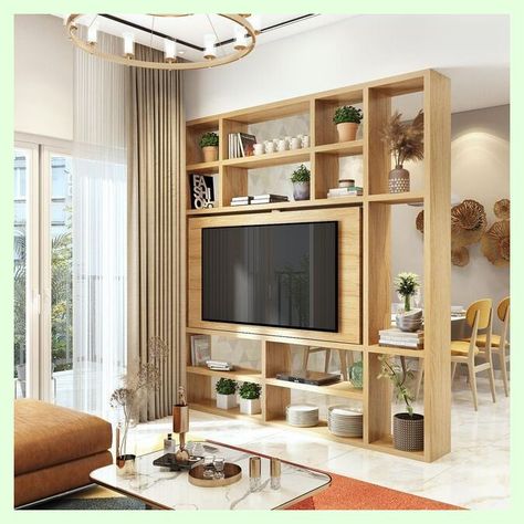 [Ad] 32 Perfect Living Room Partition Design With Tv Ideas To Save This Spring #livingroompartitiondesignwithtv Devider Modern Tv, Tv Partition Between Living And Dining, Living Room Divider Ideas Small Spaces, Divider Wall Ideas Small Apartments, Partition Tv Unit Design, Tv Wall Divider, Living Room Divider With Tv Unit, Partition With Tv Unit Interior Design, Tv Wall Partition