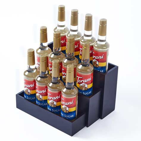 PRICES MAY VARY. 【NO ASSEMBLY】➤No assembly is required, and it can be used as soon as it is received. The Coffee Syrup Organize is designed with the concept of a stairs. The organizer is divided into 3 layers from low to high and can be separated independently, bringing a great display of decorative storage to your counter. 【Large Capacity Syrup Organizer】➤The size of the syrup rack is 15.5"(L)*13.4"(W)*9.5"(H), This Coffee Syrup Rack can holds up to 12 syrup bottles (750ml), 4 standard syrup bo Syrup Organizer, Coffee Station Kitchen, Syrup Bottle, Wine Rack Cabinet, Coffee Syrup, Privacy Panels, Storage Stand, Bottle Storage, Coffee Packaging