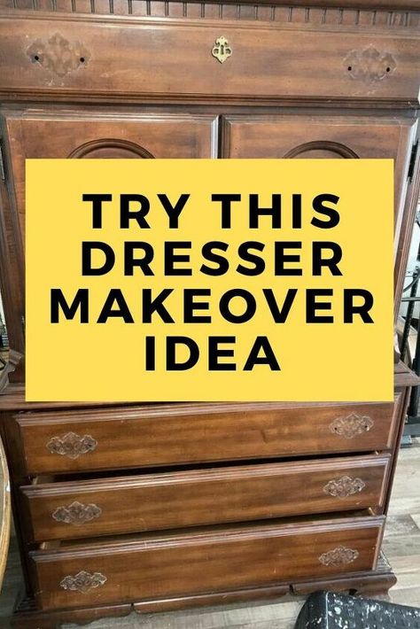 Painted Vintage Chest Of Drawers, Old Wood Dresser Makeover, Renovated Chest Of Drawers, Drawer Diy Makeover, Painting Furniture With Chalk Paint Old Dressers Chest Of Drawers, Chest Dresser Makeover, Diy Old Furniture Makeover Wood, Painting Old Furniture Ideas Wood, Upcycled Drawers Ideas