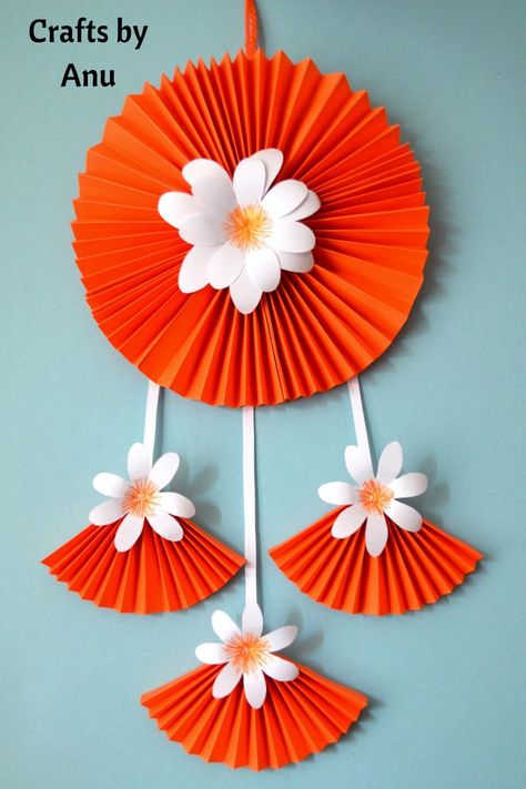 #papercraft #craftideas #wallhanging #wallhangingcraft #diycraftideas #simplecraft #Homedecor #walldecor Hanging Decorations Diy, Diy Neon Sign, Foam Flower, Cross Christmas Tree, Paper Wall Decor, Easy Decor, Easy Diy Decor, Paper Wall Hanging, Paper Craft Tutorials