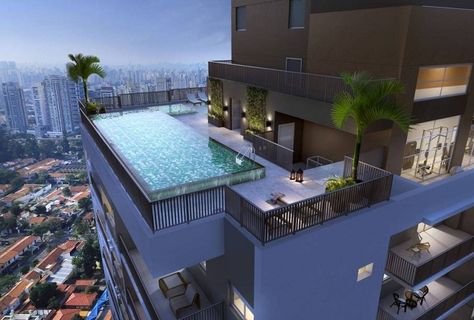 Penthouse Party, Penthouse With Pool, Apartment Rooftop, Pool Terrace, Cheap Pool, Sky Pool, Hotel Swimming Pool, Architecture Design Process, Rooftop Terrace Design