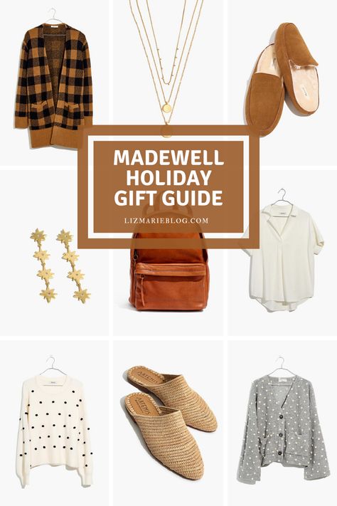 Womens clothing and accessories gift guide. #womensgiftguide #giftguide #christmasgiftguide #madewell Liz Marie, Gift Guide Women, Liz Marie Blog, Grand Rapids Michigan, Nice Outfits, Christmas Gift Guide, Gift Guides, Curated Gifts, Grand Rapids