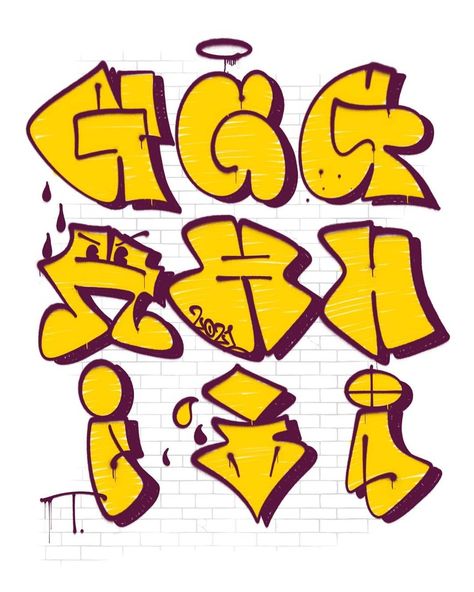 Graffiti Throw Up Letters Alphabet, G Graffiti Letter, Graffiti Throw Up Alphabet, Graffiti Lettering Tutorial, Graffiti Letter G, G Coloring Pages, Graffiti C, White Brick Wallpaper, Graffiti Lettering Alphabet