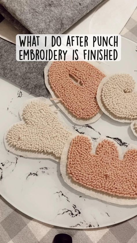 Unleash Your Creative Potential: Explore a World of Exquisite Crochet Patterns! Click Now to Discover Latest Designs 🧵🌈 👁 Tufting Diy, Punch Embroidery, Hook Punch, Punch Needle Patterns, Diy Embroidery Patterns, Craft Punches, Pola Sulam, Punch Needle Embroidery, Needle Punch