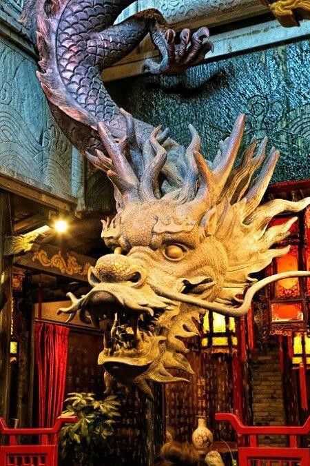 China Photo, Chinese Folk Art, Asian Dragon, Dragon Sculpture, Dragon Illustration, Dragon Statue, Japanese Dragon, Dragon Lover, Chinese Architecture