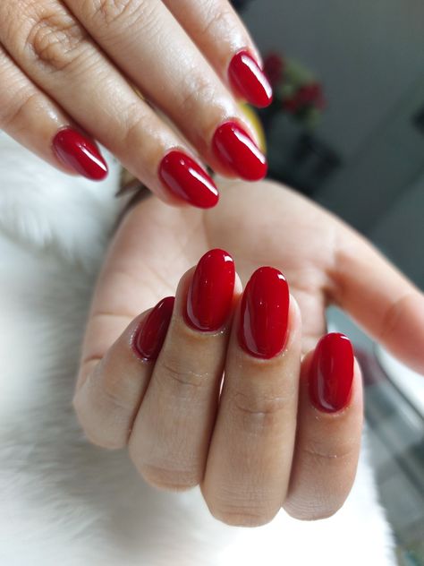 UñasAlmond/Rojo Color Rojo, Nails, Beauty, Color