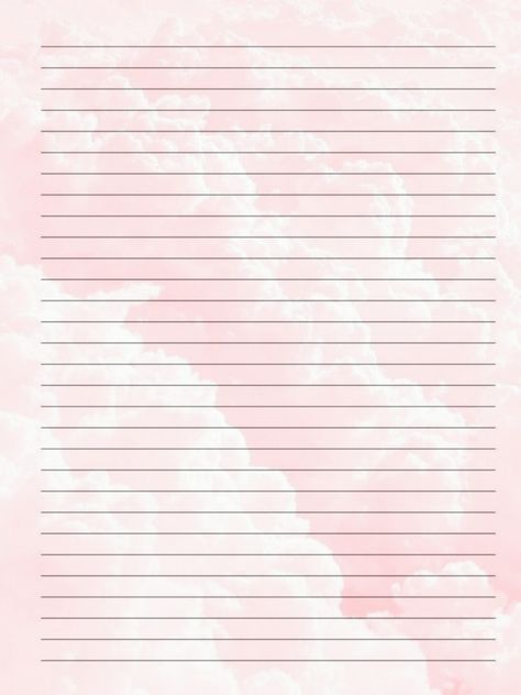 Lined paper printable Pink summer Notebook Lines Background, Lined Paper Printable Free, Pink Notebook Paper, Cute Lined Paper, Pink Lined Paper, Lined Paper Aesthetic, Lined Paper Background, Notebook Paper Printable, Pink Scrapbook Paper