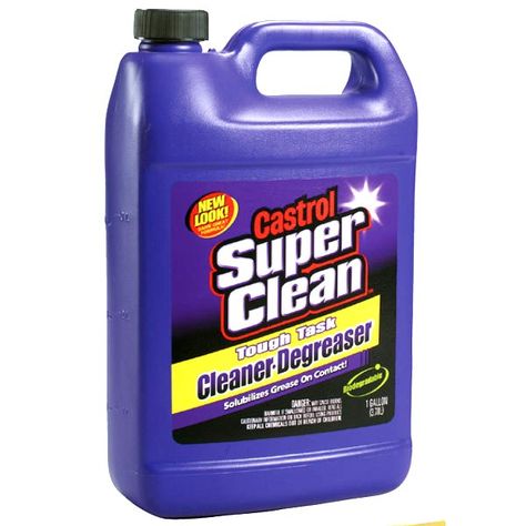 Castrol super clean -  NOTHING cuts and removes grease quicker.   I buy the large bottle and then cut it down in a spray bottle.  Mix about 1 cup of the Super Clean to a spray bottle.  You might find this in the automotive area.  YOU WILL THANK ME LATER.   "Concentrated Industrial Strength Quickly removes grease, oil, wax, tar, and dirt! Uses biodegradable detergents, phosphate free Non-abrasive, non-flammable Dissolves grease on contact!" Clean Kitchen Cabinets, Abrasive Cleaner, Swift Wallpaper, All Purpose Cleaner, Wood Kitchen Cabinets, Label Sticker, Super Clean, Mustard Bottle, Cleaning Solutions