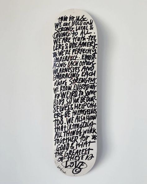 Abstract Skateboard Art, Diy Skateboard Art, Skateboard Painting Ideas, Paint Skateboard, Hand Painted Skateboard, Skateboard Painting, Blacklist Studio, Skateboard Artwork, Painted Skateboard