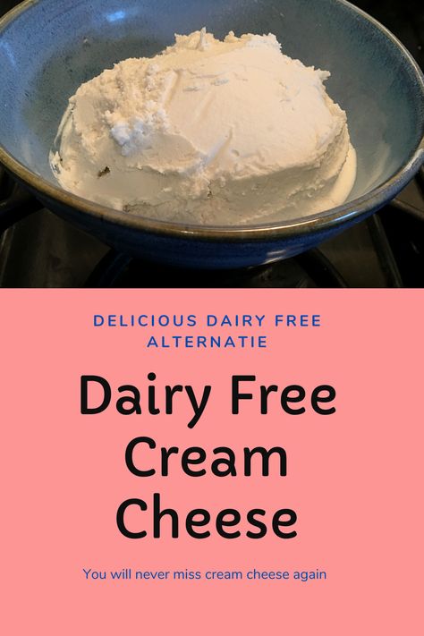 So easy to make - you will not miss regular cream cheese. It is great on muffins and bread. Use it any way you would normally use cream cheese Put on celery for a healthy snack or just eat as is! It is made with coconut cream. Dairy Free Cream Cheese Recipe, Non Dairy Cream Cheese, Cream Cheese Homemade, Keto Dairy, Coconut Cream Cheese, Alpha Gal, Cheese Alternative, Keto Appetizers, Dairy Free Cream Cheese