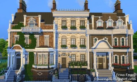 The Sims 4 Lots, University Housing, Sims Freeplay Houses, Sims Inspiration, Sims Free Play, Sims Builds, Sims 4 House Plans, Sims 4 House Building, Sims 4 House Design