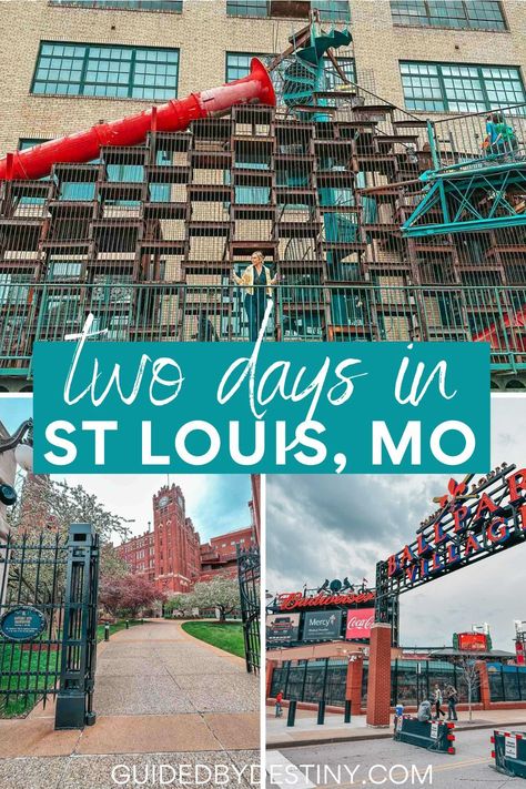 Planning a weekend in St. Louis? Check out this ultimate guide to the top things to do in St. Louis in just 2 days! From exploring the Gateway Arch to visiting the iconic City Museum, I've got your St. Louis itinerary covered. Don't miss out on all the must-see sights and delicious food in this vibrant city. Whether you're a history buff, foodie, or adventure seeker, St. Louis Missouri has something for everyone. St Louis Free Things To Do, St Louis History, St Louis Family Vacation Kids, Weekend In St Louis, Things To Do In Saint Louis, At Louis Missouri, St Louis Travel, St Louis Things To Do, What To Do In St Louis Missouri