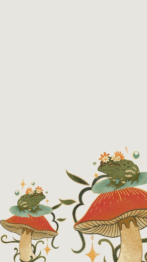 Cottagecore Mac Wallpaper, Mushroom Ipad Wallpaper Aesthetic, Botanical Lockscreen, Whimsical Phone Wallpaper, Cottagecore Phone Wallpaper, Cottagecore Lockscreen, Cottagecore Wallpaper Iphone, Whimsical Wallpaper Iphone, Tech Makeup