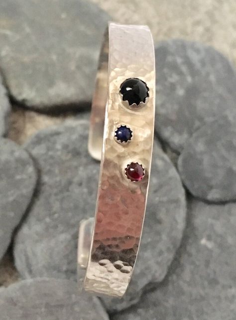 Silver Bangles With Stones, Silver Bracelets With Stones, Cuff Bracelet With Stones, Silver Cuff Bracelet With Stone, Bangle With Stone, Bracelet With Stone, Silver Cuff Ring, Hammered Bracelet, Hammered Bangles