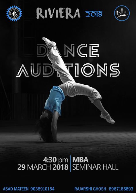 Dance Audition Poster, Audition Poster, Dance Poster Design, Dance Audition, Magazine Design Cover, Graphic Shapes Design, Graphic Shapes, Shapes Design, Dance Poster