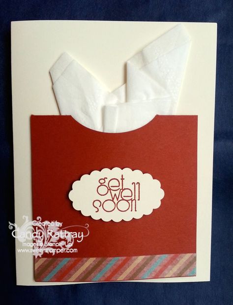 Tissue Box Card Homemade Greeting Cards, Art Carte, Cricut Cards, Handmade Greetings, Get Well Cards, Card Layout, Paper Crafts Cards, Creative Cards, Sympathy Cards