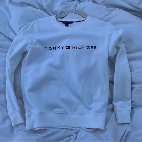 Brand New Condition Crewneck Tommy Jeans Hoodie, Ferrari Jacket, Navy Crewneck, Tommy Hilfiger Hoodie, Tommy Hilfiger Sweatshirt, French Terry Hoodie, Tommy Hilfiger Tops, Levi Jeans 501, Tommy Hilfiger Women