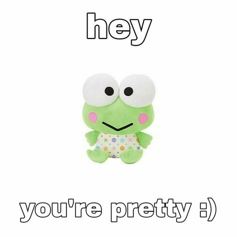 Funny Sanrio, Cute Compliments, Memes Cute, Pretty Meme, You Are Cute, Cute Cute, Cute Messages, Lovey Dovey, Cute Memes