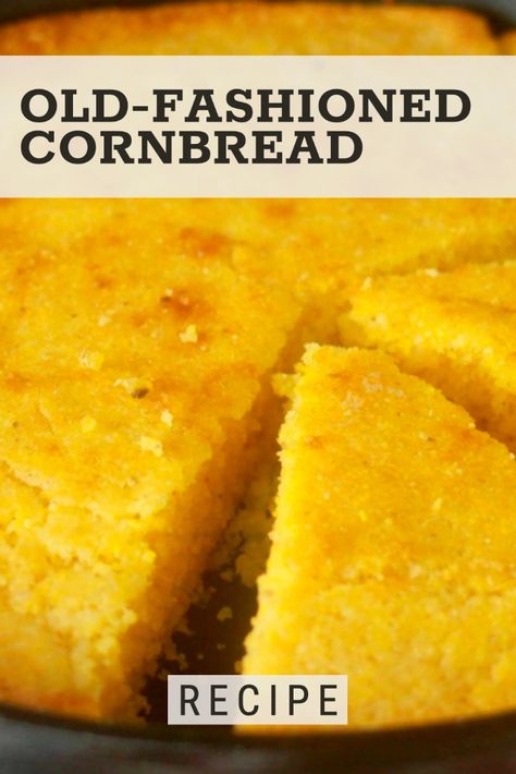 Yellow Corn Meal Cornbread, Quaker Yellow Corn Meal Cornbread Recipe, Homade Cornbread Easy Recipes, Cornbread Using Cornmeal, Sweet Yellow Cornbread Recipe, Montana's Cornbread Recipe, Cornbread Recipe With Cornmeal, Chili And Cornbread Recipe, Sweet Southern Cornbread Recipe