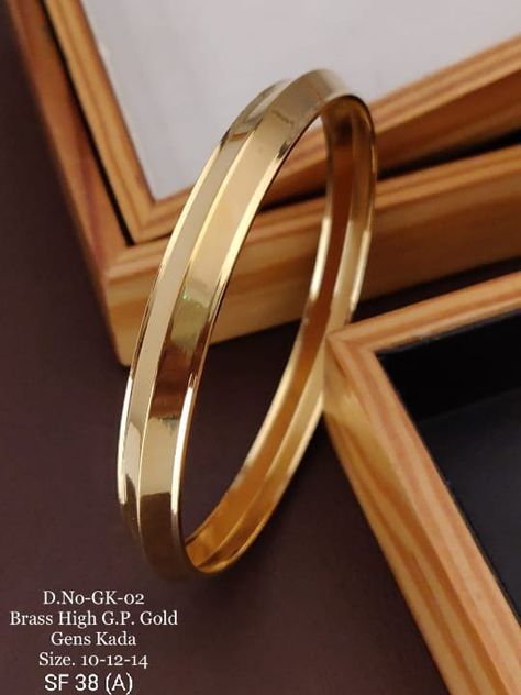 Kadai Bangles Gold, Kankanam For Men, Jents Kada Gold Design, Gents Gold Kada Design, Gents Kada In Gold, Gold Kada For Men, Kada Design, Gents Kada, Braclets Gold