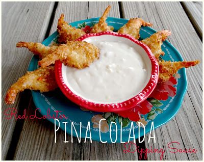 Easy as Pie: Red Lobster Pina Colada Dipping Sauce Pina Colada Dipping Sauce, Coconut Shrimp Dipping Sauce, Shrimp Dipping Sauce, Best Dip Recipes, Coco Lopez, Macrame Decoration, Dip Recipes Appetizers, Coconut Shrimp Recipes, Shrimp Sauce