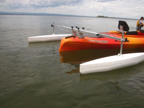 Canoe Outriggers, Kayak Outriggers, Sailing Kayak, Kayak Fishing Setup, Surf Kayak, Kayak Fishing Tips, Angler Kayak, Sit On Kayak, Waves Of The Ocean