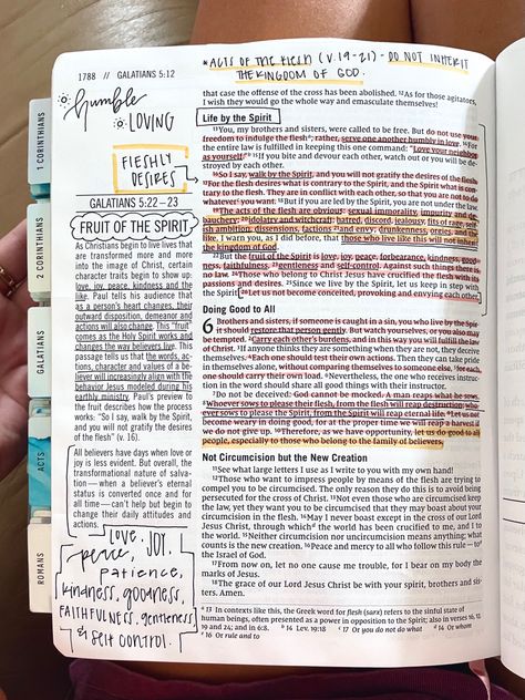 Galatians Bible Study Notes, Bible Study Galatians, Christian Journal Aesthetic, Galatians Bible Study, Niv Bible Journaling, Galatians Bible Journaling, How To Annotate The Bible, New Testament Bible Journaling, Ephesians Bible Journaling