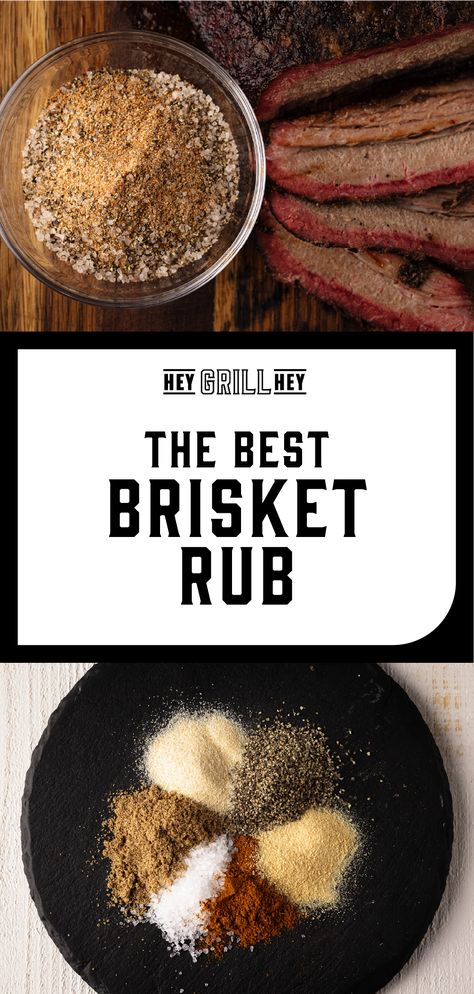 Best Brisket Rub, Smoked Brisket Rub, Brisket Dry Rub, Brisket Rub Recipe, Bbq Rub Recipe, Brisket Recipes Smoked, Brisket Rub, Homemade Dry Mixes, Dry Rub Recipes