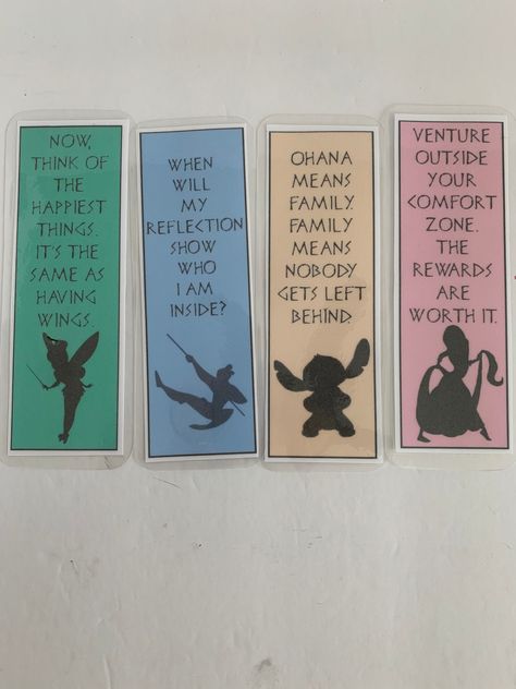 Disney Bookmark, Bookmark Disney, Disney Bookmarks, Disney Pin Display, Eid Sweets, Bookmarks Quotes, Book Care, Disney Quote, Disney Books