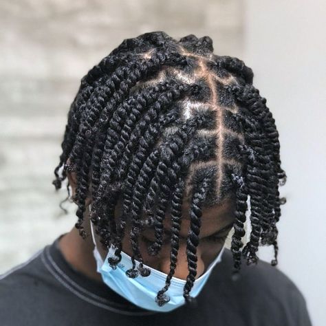 Twist Hairstyles For Men, Twist Hair Men, Two Strand Twist Hairstyles, Mens Twists Hairstyles, Hair Twists Black, Natural Hair Men, Boy Braids Hairstyles, Cornrow Hairstyles For Men, Short Twists