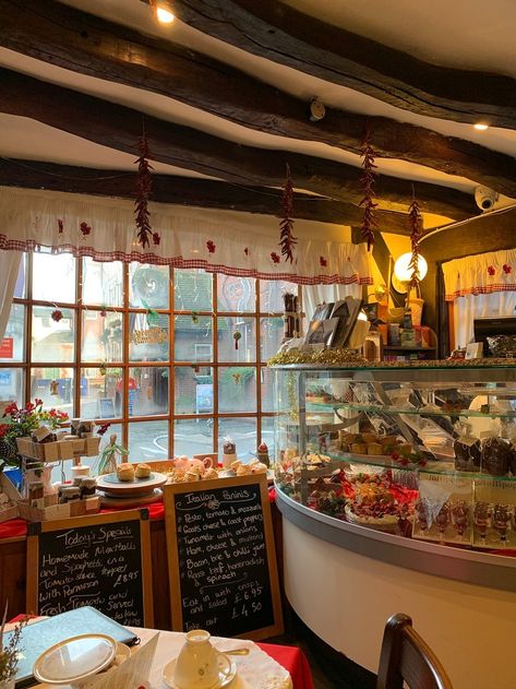 Tea Room Interior, English Tea Room, Old Bakery, Newark On Trent, British Village, Bakery Interior, Village Shop, Tea Rooms, English Village