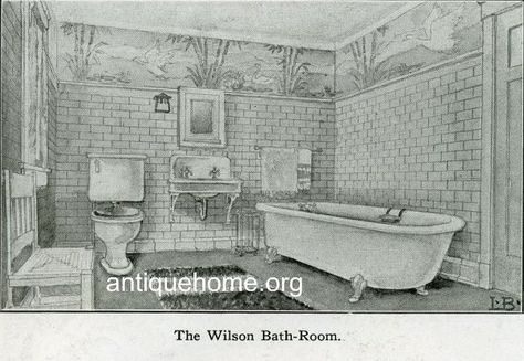 1910 Bathroom Design, 1910s Bathroom, 1910 Bathroom, 1910 Bungalow, Bungalow Bathroom, Henry Wilson, Old Houses Renovation, Glamorous Bathroom, Arts And Crafts Interiors