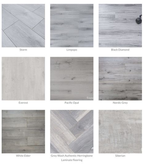 Grey Wood Laminate Flooring, Grey Beige Flooring, Grey Flooring With Brown Furniture, Bedroom Laminate Floor Ideas, Greige Flooring Wood, Gray Wood Laminate Flooring, Bedroom Laminate Flooring, Neutral Bath, Flooring Grey