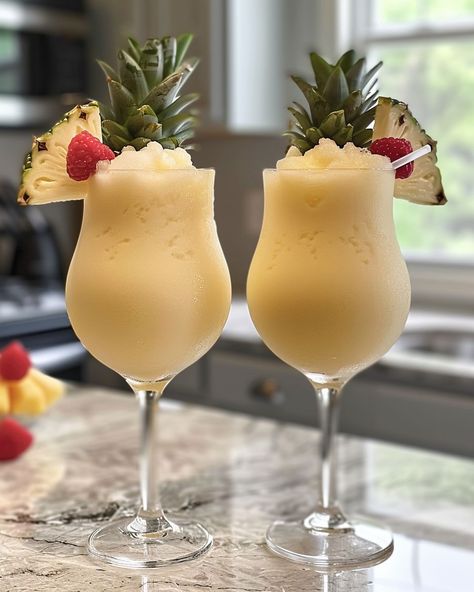 Pina Colada Sangria, Pineapple Lemonade Punch, Frozen Strawberry Lemonade Recipe, Lobster Cream Sauce, Pina Colada Recipe, Salmon Patties Recipe, Crab Cake Recipe, Sangria Recipe, Summertime Drinks