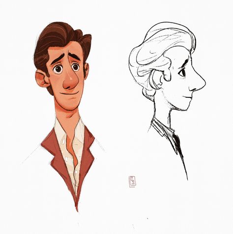 ArtStation - Will, Antoine Guth Disney Style Illustration, Character Illustration Male, Disney Style Drawing, Male Cartoon, 심플한 그림, Regnul Animal, Character Design Challenge, Drawing Cartoon Faces, Cartoon Style Drawing