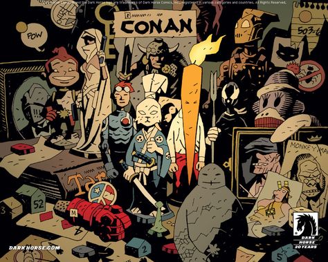 Mike Mignola Mike Mignola Art, Hellboy Art, Comics Anime, Mike Mignola, Ligne Claire, 흑백 그림, Bd Comics, Dark Horse Comics, Comic Book Covers