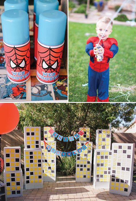 Spiderman Themed Birthday Party Games, 2nd Spiderman Birthday, Spidey And His Amazing Friends Birthday Activities, Spiderman Birthday Party Activities, Spidey Party Favors, Spidey And Friends Birthday Party Ideas, Fête Spider Man, Superhero Party Ideas, Spidey Party