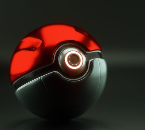 ArtStation - Pokeball Concept , Antoine Van Bergen Chrysalis Aesthetic, Pikachu Movie, Pokemon Badges, Pokemon Realistic, Detective Pikachu, Pokemon Fusion Art, Pokemon Ball, Poke Ball, Ronaldo Cr7