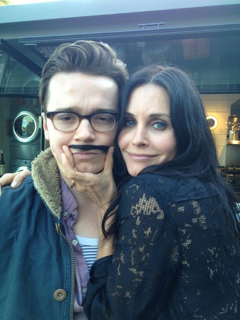 Dan Byrd and Courteney Cox Dan Byrd, Mustache Man, Cougar Town, Mustache Men, Courtney Cox, April 15, Friends Tv, Volume 1, Famous People