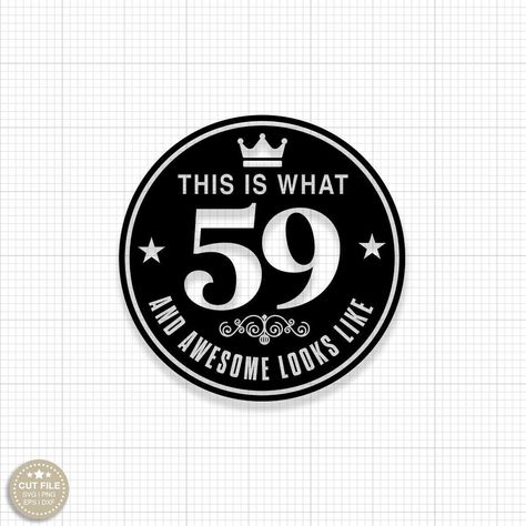 Happy 66th Birthday, Happy 59th Birthday, 1973 Birthday, 60th Birthday Banner, Birthday Queen Svg, Happy 65 Birthday, 60th Birthday Party Decorations, 62nd Birthday, 58th Birthday