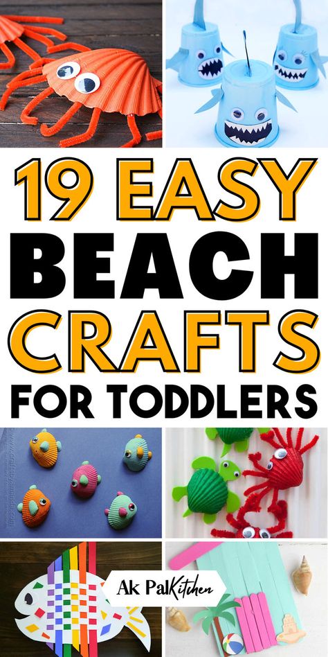 Dive into fun with beach crafts for toddlers. Discover easy beach craft ideas, from simple seashell crafts to ocean craft projects that spark joy and learning. Engage your toddler with sensory beach crafts, using materials like sand and recycled items for eco-friendly summer arts and crafts. Ideal for summer activities or educational ocean crafts, these summer craft ideas are sure to make a splash. Explore our DIY toddler beach art projects for creative family memories by the sea. Crafts For The Beach, Breaker Rock Beach Vbs 2024 Preschool Crafts, Beach Crafts For Teens, Summer Activities For Preschoolers Art Craft Ideas, Easy Beach Crafts For Kids, Beach Art For Toddlers, Surf Board Craft, Beach Art Projects For Kids, Kids Beach Crafts