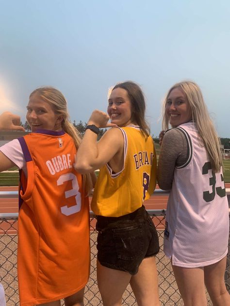 Jersey Football Theme, Jersey Out Football Game, Jersey Theme Football Game, Football Game Outfit Highschool, Abc Party Costumes, Summer Bucket List For Teens, Gameday Fits, Hs Football, Spirit Days