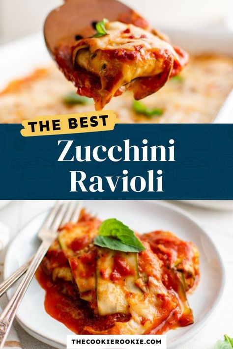 Italian Sausage Cream Cheese, Zucchini Ravioli Recipe, Sausage Cream Cheese, Zucchini Ravioli, Garlic Mashed Cauliflower, Cooking Blogs, Beef Recipe Instant Pot, Healthy Dinner Options, The Cookie Rookie