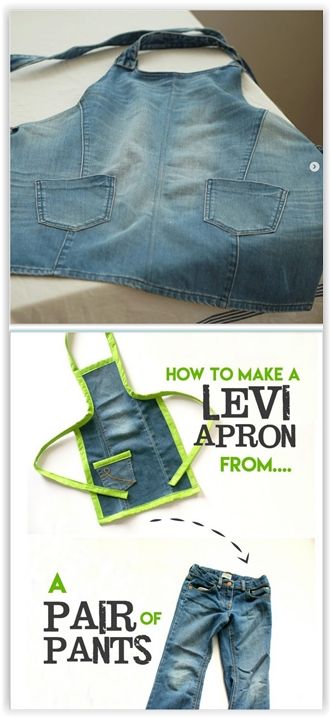 Apron From Jeans, Jean Apron, Diy Apron, Denim Crafts Diy, Diy Jeans, Apron Sewing Pattern, Blue Jeans Crafts, Denim Apron, Trendy Sewing