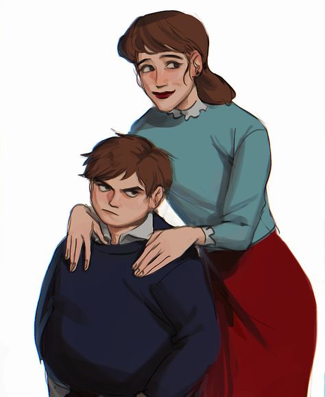 Mother and son Mother And Son Reference, Cartman's Mom Fanart, Mother And Son Drawing Reference, Mother And Son Drawing, Style South Park, South Park Anime, Eric Cartman, South Park Funny, South Park Characters